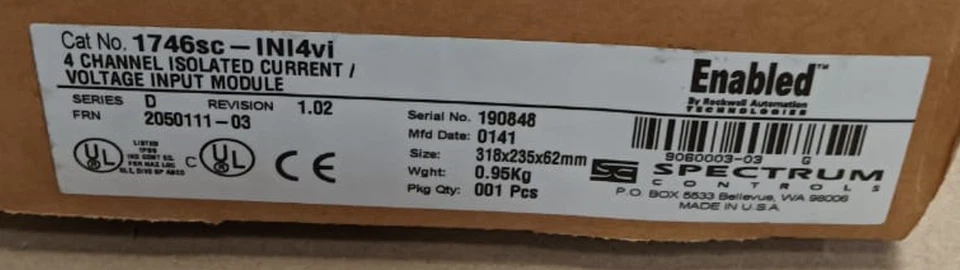 Spectrum Controls 1746SC-INI4VI - Image 2 of 3