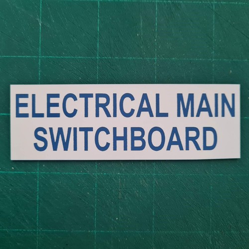 Electrical Main Switchboard Sign Plaque Switch Board Cupboard Electricity Room - Picture 32 of 129