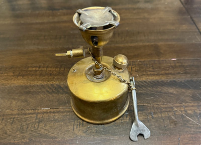 Vintage Primus No 71 Brass Camp Stove Made in Sweden Lamp/Heater - Excellent