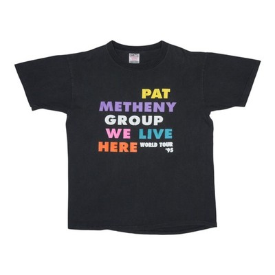 Vintage 1995 Pat Methany Group We Live Here World Tour Shirt Size: Large