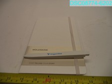 QTY 11: Moleskine White Pocket Notebook and GO Pen Gift Sets