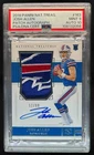 2018 National Treasures Josh Allen Rookie Patch Auto RC #/99 Bills PSA 9 10