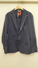 BOSS Navy Blazer Jacket Men's Performance Slim Fit Gray 80% Wool Used