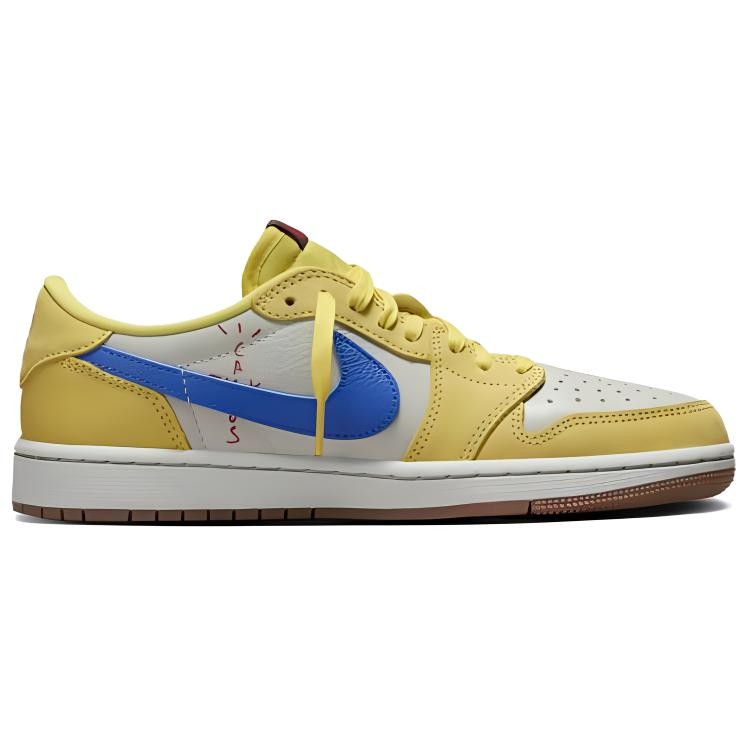 27cm Travis Scott × Nike Women's Air Jordan 1 Retro Low OG Canary Jordan 1 Retro Low OG SP Travis Scott Canary (Women's