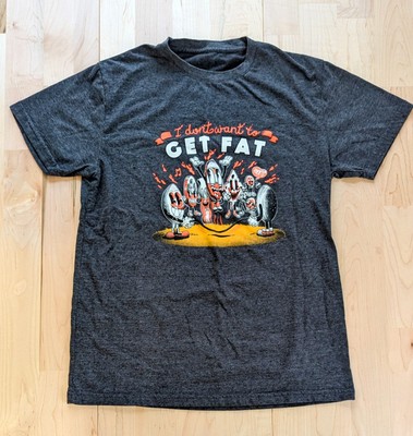 Super Soft T-shirt | PENNYROYAL Burgers | Quito, Ecuador | Medium | Get Fat Gray