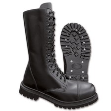 14-Loch Royaume-Uni Ranger Bottes de Combat 39-47 Cuir Gothique Bottes Capuchon