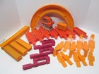 1960's HOT WHEELS REDLINE ERA TRACK & ACCESSORIES- 57 PIECE LOT - LOOK!