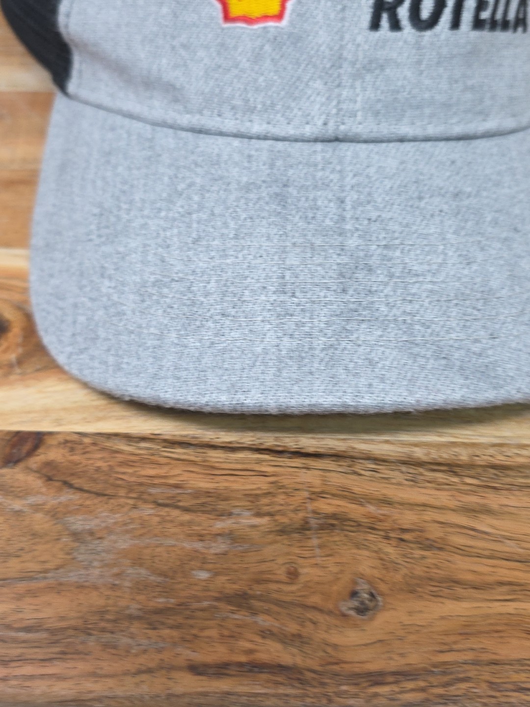 Shell Rotella Adjustable Hat New Embroidered Gray… - image 3