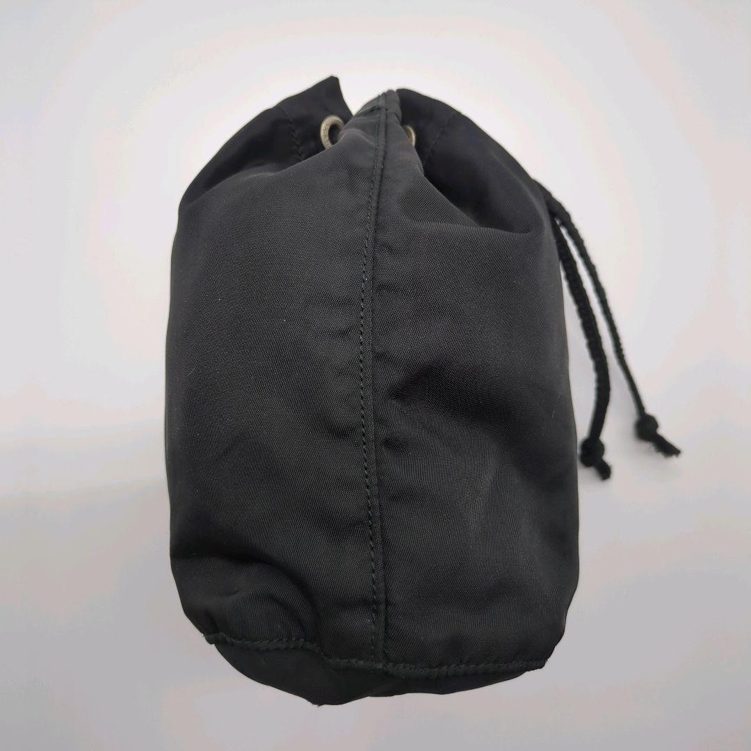 Prada Nylon Tessuto Pouch with Triangular Plate B… - image 6