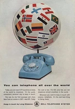 1964 Bell Telephone: All Over the World Vintage Print Ad