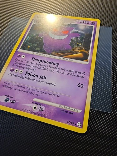 Pokémon TCG Gengar 17/99 Platino Arceus Rara Carta Non Holo - Foto 2 di 12