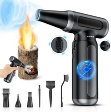 Electric Compressed Air Duster - 33,0000 RPM Rechargeable Cordless Silver