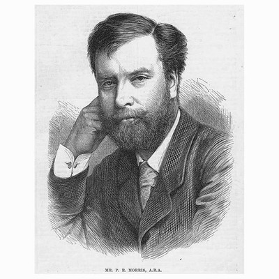 Philip Richard Morris English Painter - Antique Print 1878