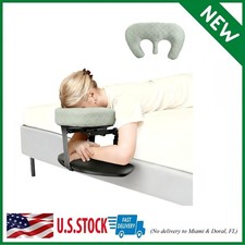 Massage Headrest Adjustable Portable Table Kit with Armrest Shelf  Breast Face