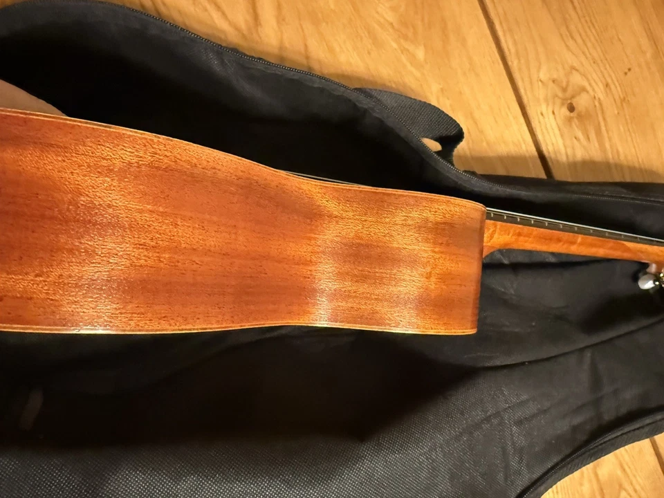 Luna Guitars Tattoo Mahogany Soprano Ukulele Mahogany - Image 4 of 4