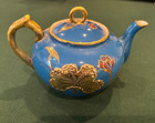 TEAPOT BLUE & GOLD w/ some RED  VINTAGE MADE IN JAPAN — photo 2