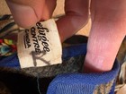 1970s Vintage Tibetan Refugee Self Help Centre Boots Embroidered Felt Sz 6-7 us — photo 9