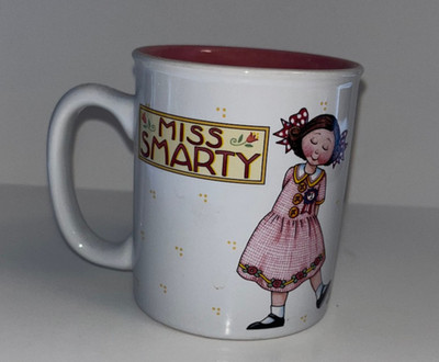 Vintage Mary Engelbreit Miss Smarty Coffee Cup By Andrews McMeel Publishing ME