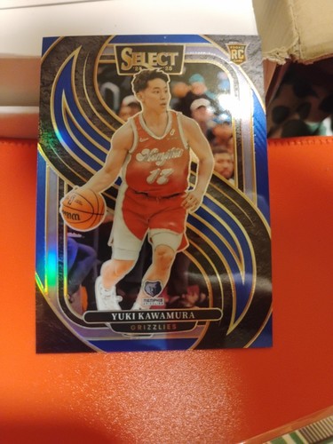 2024-25 Select BLUE SILVER HOLO PRIZM SP Yuki Kawamura RC Memphis Grizzlies💥 - Foto 3 di 3