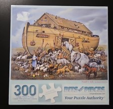 300 Large Piece Puzzle Noah's Ark By Ruane Manning New Thick Chipboard