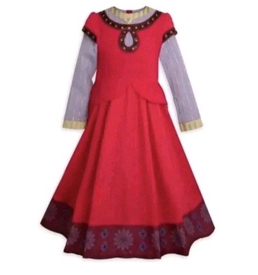 Disney Store Dahlia Red  Dress Wish Costume size 5/ 6