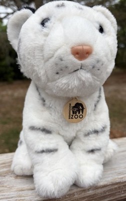 Wild Republic White Tiger Plush 12'' Sitting Bengal Stuffed Animal Birmingham Zoo