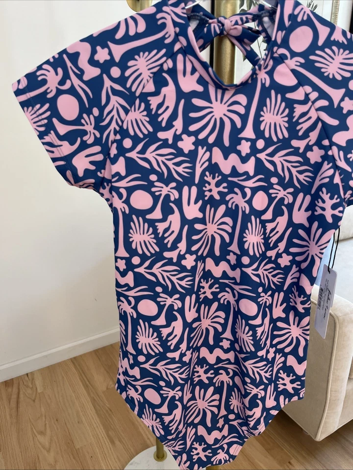 NWT Feather 4 Arrow Lanikai One Piece Swimsuit Girls 14 “Fairy Tale Pink” - Image 2 of 4