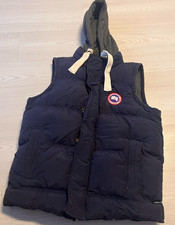 Canada Goose Freestyle Weste Herren 2XL navy wattiert Full Zip Kapuze Wandern Outdoor