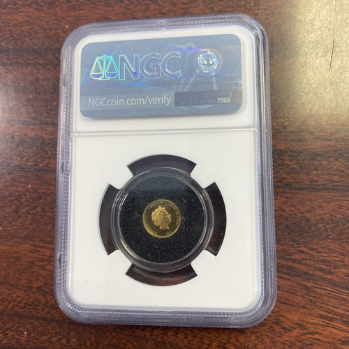 2021 Cook Islands State Animals Gold 5 $ Paar TX NGC PF70 UC Top! - Bild 2 von 3