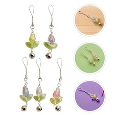 5 Pcs Phone Chain Strap Case Lanyard Mobile Hanging Charm Decoration Pendant