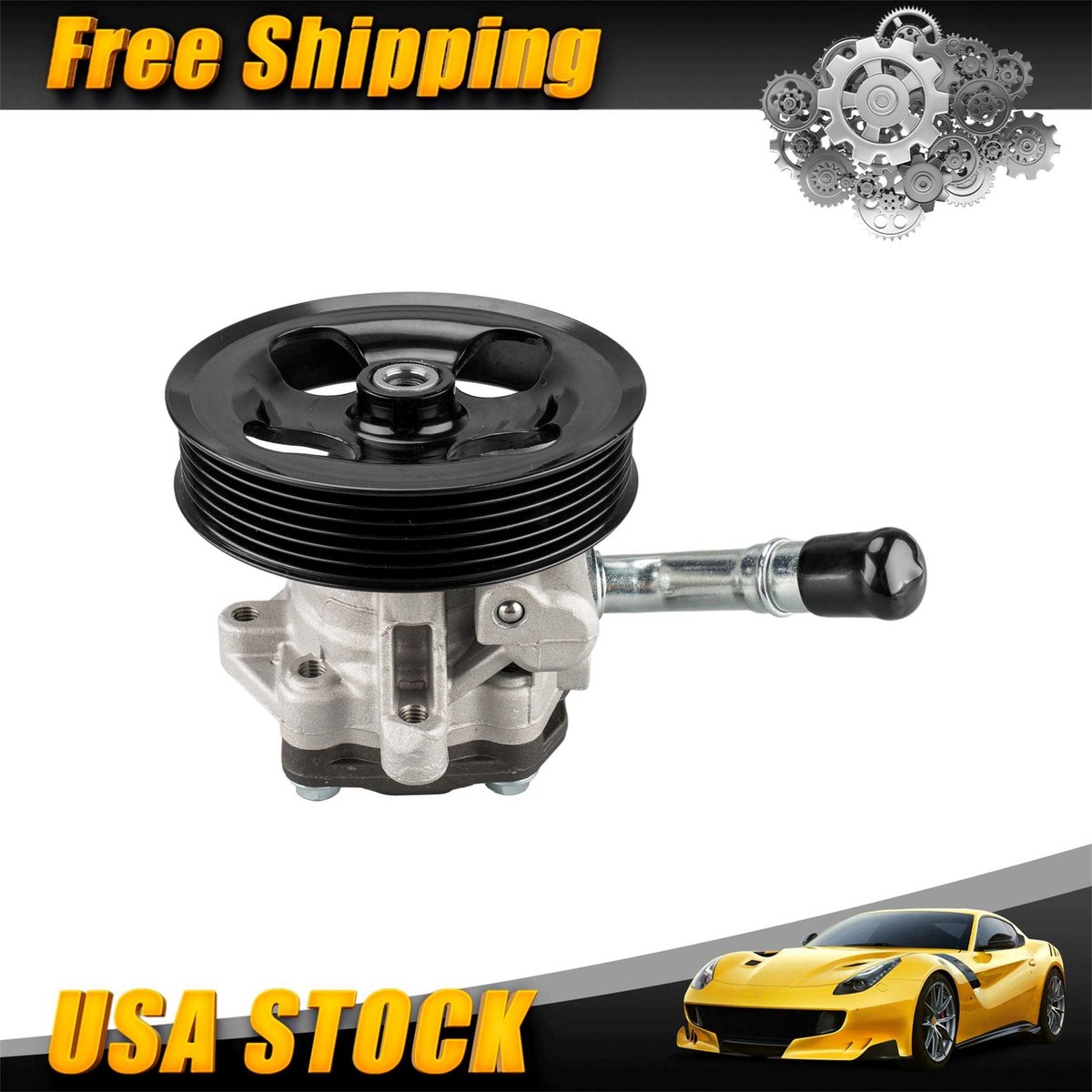 Power Steering Pump with Pulley for JEEP Wrangler 2012-2017