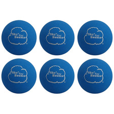  6 New SKY Bounce Rubber HAND BALL Racquetball Stickball Catch Fetch COLOR Blue