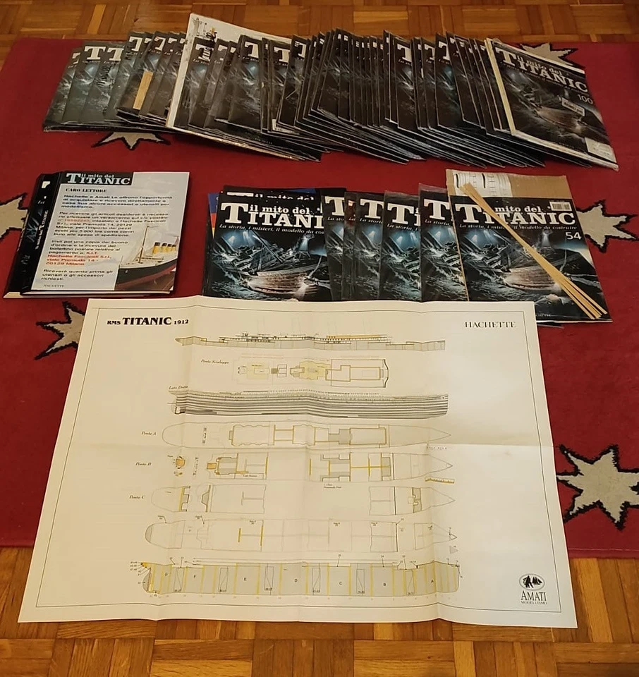 Titanic Hachette Amati completo e parzialmente costruito - Immagine 3 di 4