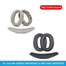 Replacement Ear Pads Cushion Headband For Sony WH-1000XM2  MDR-1000X Headset
