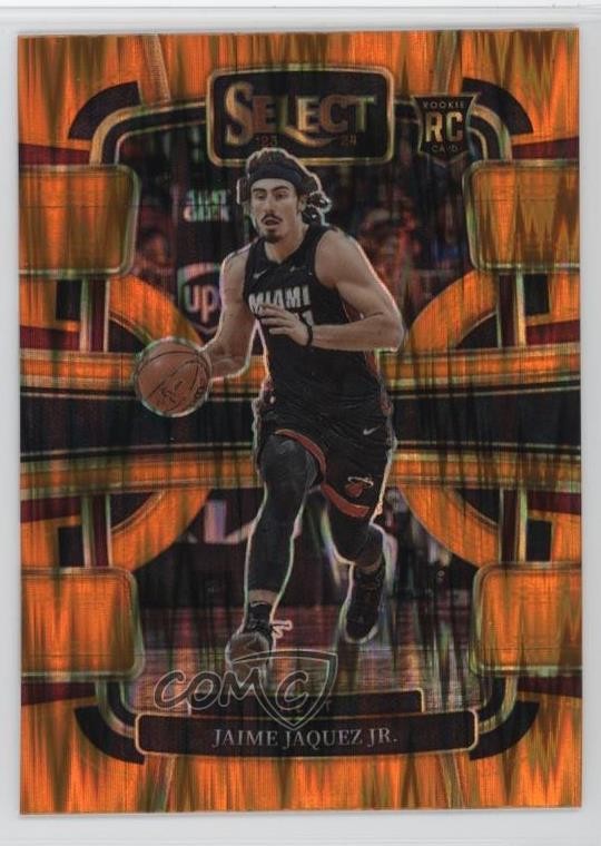 2023-24 Panini Select Concourse Orange Flash Prizm Jaime Jaquez Jr #100 1k9t
