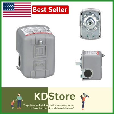 #ad Electric Pressure Switch with 15 30 psi Adjustable Differential for Water Pumps $57.99