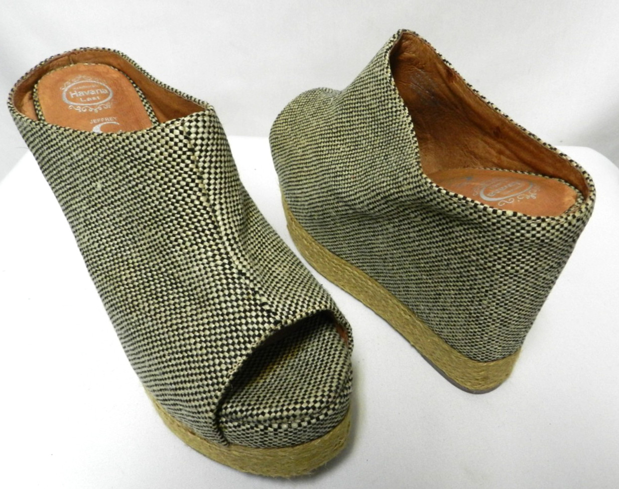 Jeffrey Campbell Virgo platform wedge open toe he… - image 8