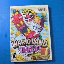 Wario Land: Shake It! (Nintendo Wii, 2008) Complete in Box w/ Manual & Inserts