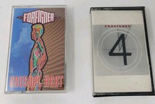 Vintage Foreigner Unusual Heat  4 Cassette Tapes