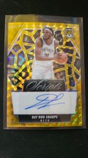 2024-25 Panini Mosaic Day'ron Sharpe Mosaic Scripts Auto #MS-DRS Gold /10