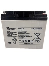 Yuvolt C20 Rechargeable Battery 12V 17Ah Valve Regulated Y17-12IFR