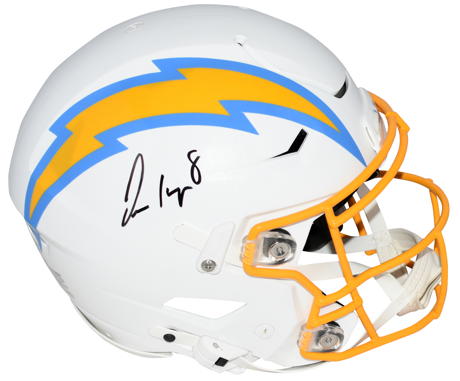Omarion Hampton Autographed Signed Los Angeles Chargers AUTHENTIC SPEEDFLEX HELMET BECKETT 