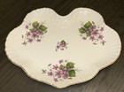 Vintage Antique Charming 1950-60s Old Foley Violet Dish Gold Edges — photo 1