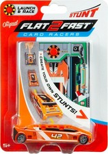 FLAT 2 FAST Original Stunt Card Racer &ndash; Flat Car Racer and Pocket Size Racecar L