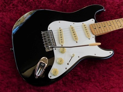 Korean Made Squier Bullet Stratocaster,Black,SSS, Maple Neck, All Original, Nice