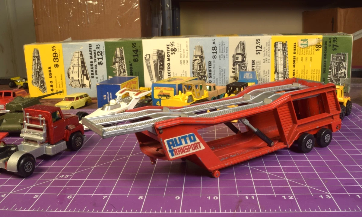 25+ Matchbox Vintage Manufacture Diecast Car Transporters for sale