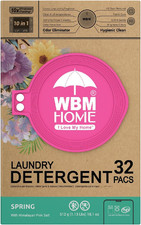 Home Laundry Detergent Pods, Spring Fragrance Scent, 32 Count - HE Concentrated