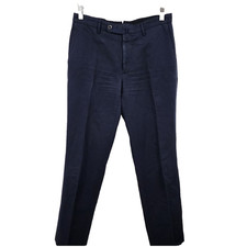 Incotex Regular-fit Chinolino Trouser Pants Dark Blue Mens W30 L29 Pockets 465