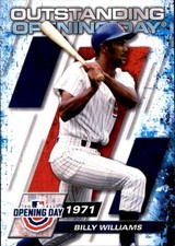 2021 Topps Opening Day #OOD-7 Billy Williams Outstanding Opening Day