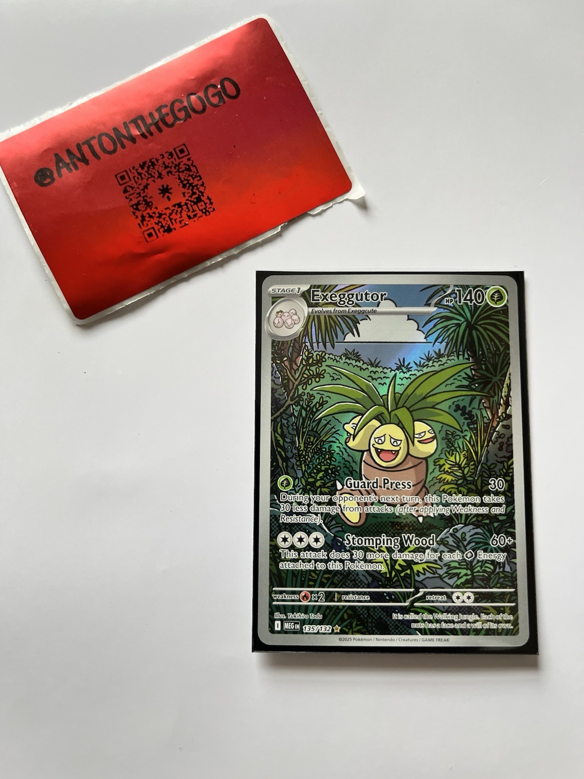 Exeggutor 135/132 - Mega Evolution Illustration Rare - Pokemon TCG NM